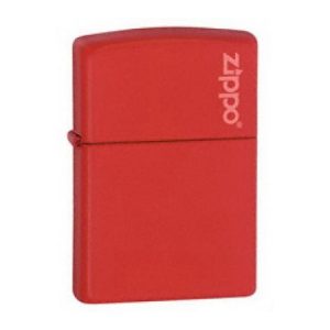 Zippo Red Matte Logo 233ZL