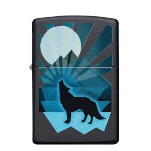 Zippo Wolf and Moon 29864