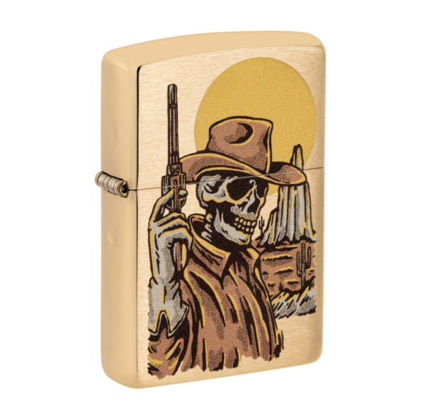 Cowboy Skull Design Zippo Lighter 48519