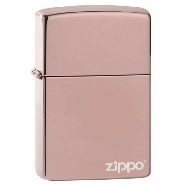 zippo rose gold upaljac sa logom rozi glamurozan 4