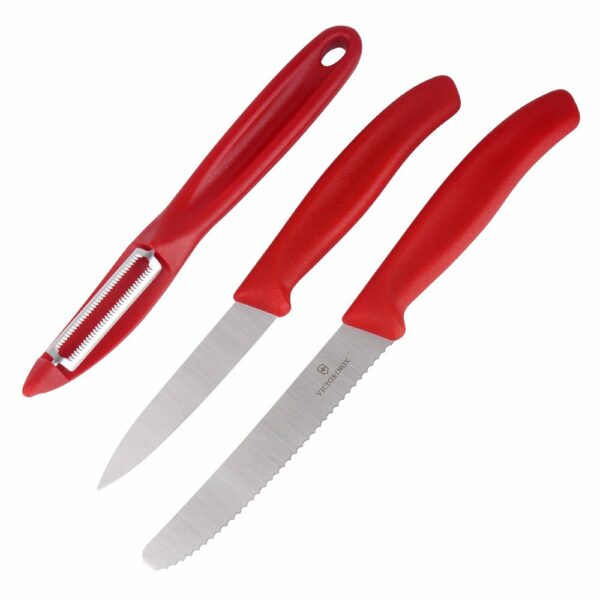 eng pl Victorinox Swiss Classic Paring Knife Set with Peeler 3 pcs Red 6 7111 31 25568 3