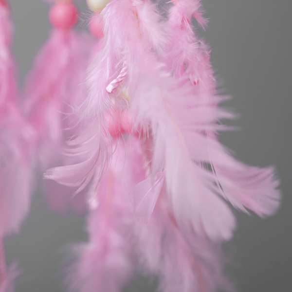 dreamcatcher pink closeup