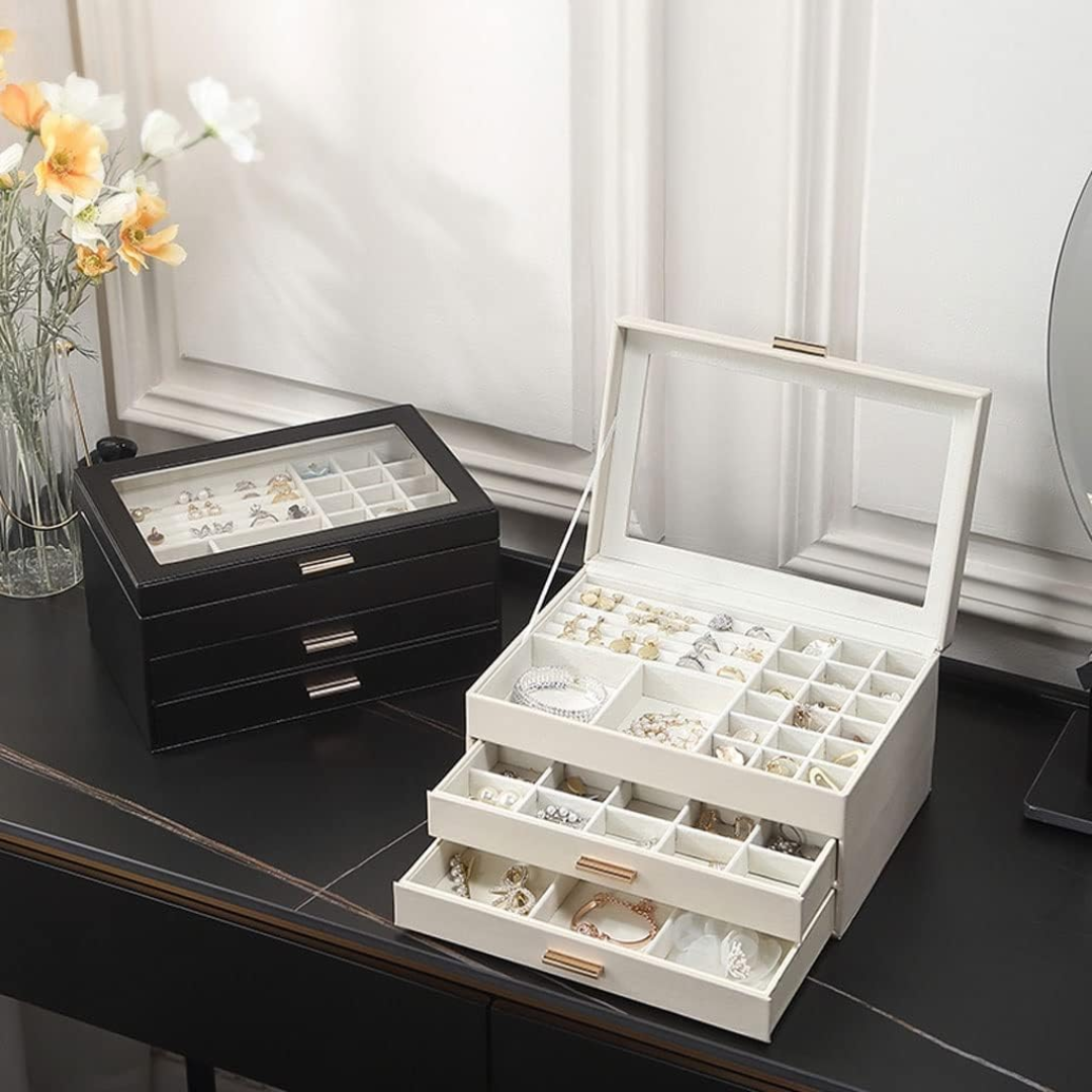 Kutija za Nakit 3 Nivoa 8 Kutija za Nakit 3 Nivoa