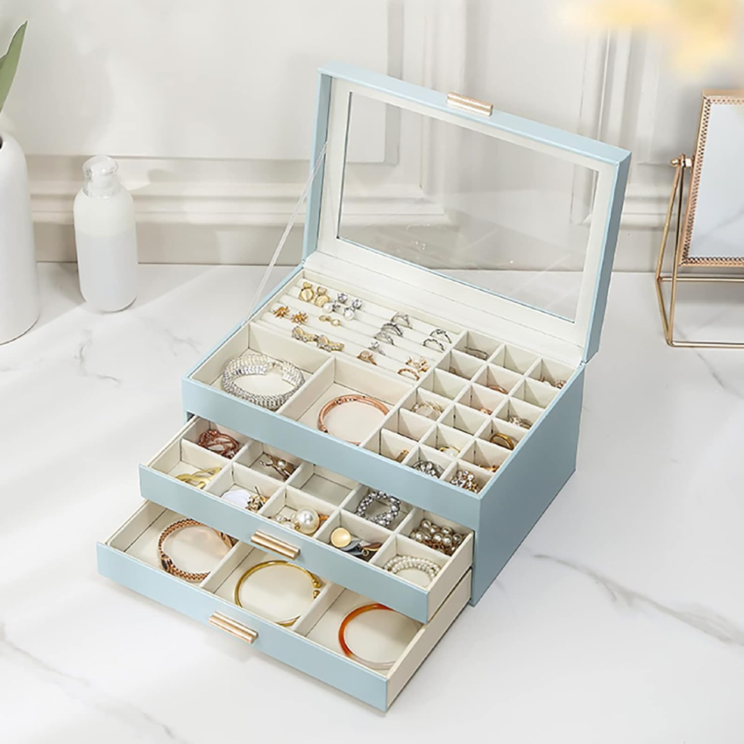 Kutija za Nakit 3 Nivoa 4 Kutija za Nakit 3 Nivoa