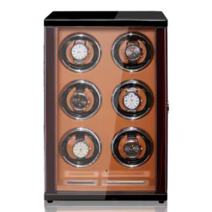 Automatska Kutija Za Satove - Ebony 6 Orange