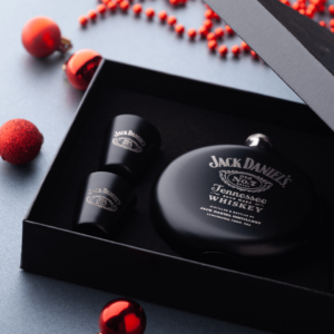Pljoska Set Jack Daniel's Sa 4 Čašice