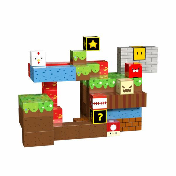 Magnetic Cubes L Mario World 100