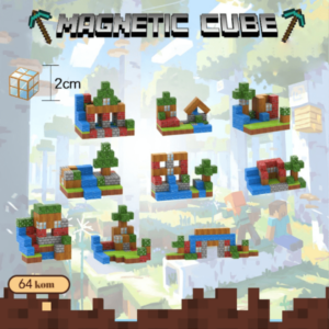 Magnetic Cubes M - Minecraft (64)
