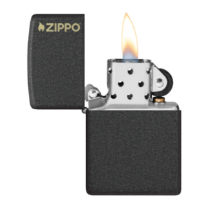 Zippo Upaljač Black Crackle Logo 236ZL
