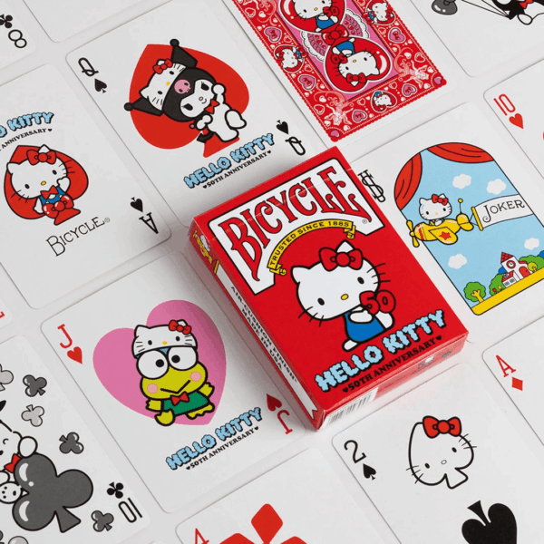 Karte Bicycle Hello Kitty 50th Anniversary