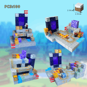 Magnetic Cubes M - Minecraft Creeper’s Gate (100)