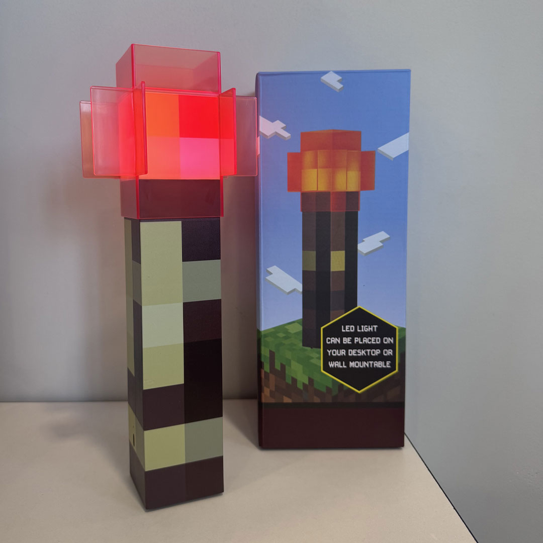 Lampa - Minecraft Baklja 3 Lampa - Minecraft Baklja