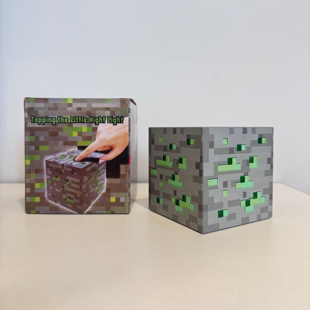 Lampa - Minecraft Emerald 3 Lampa - Minecraft Emerald