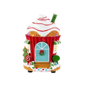 Novogodišnja dekoracija - Kuća Deda Mraza