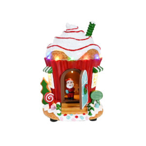 Novogodišnja dekoracija - Kuća Deda Mraza