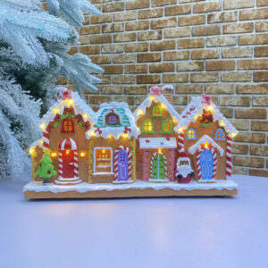 Kutija za nakit Kuća + Put 31 Novogodišnja dekoracija - Kuće od medenjaka