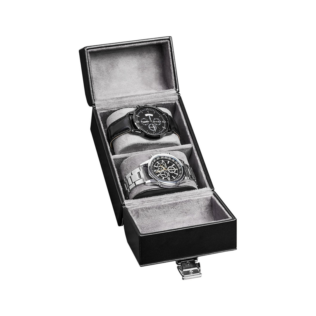Putna kutija za satove - Black Duo 6 Putna kutija za satove - Black Duo