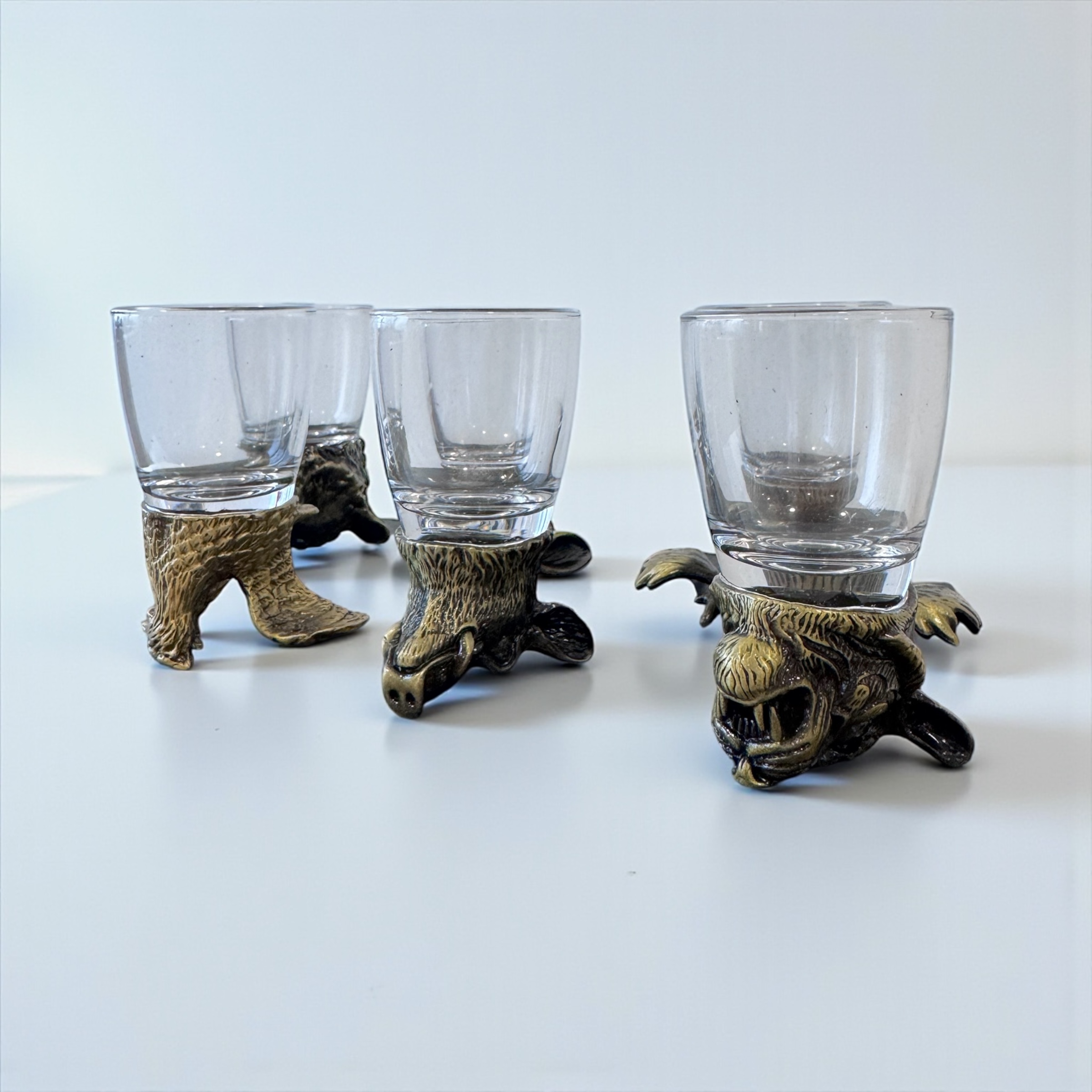 Set lovačkih čašica za rakiju 3 Set lovačkih čašica za rakiju