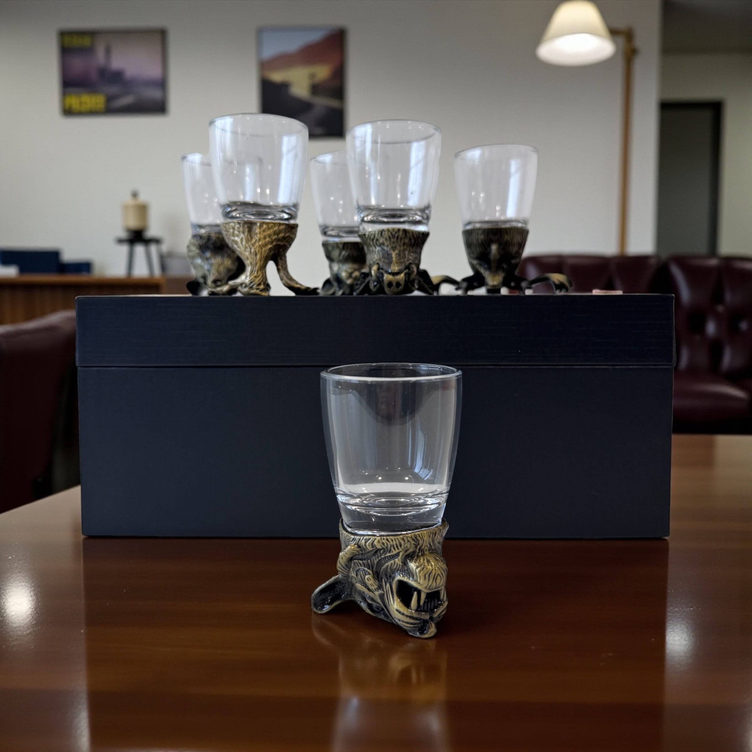 Set lovačkih čašica za rakiju 2 Set lovačkih čašica za rakiju