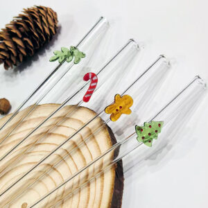 Igračka Smiling Critters CraftyCorn 13 Staklene slamčice - Novogodišnje