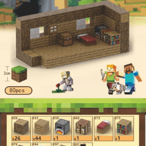 Magnetic Cubes M - Woodland (80)