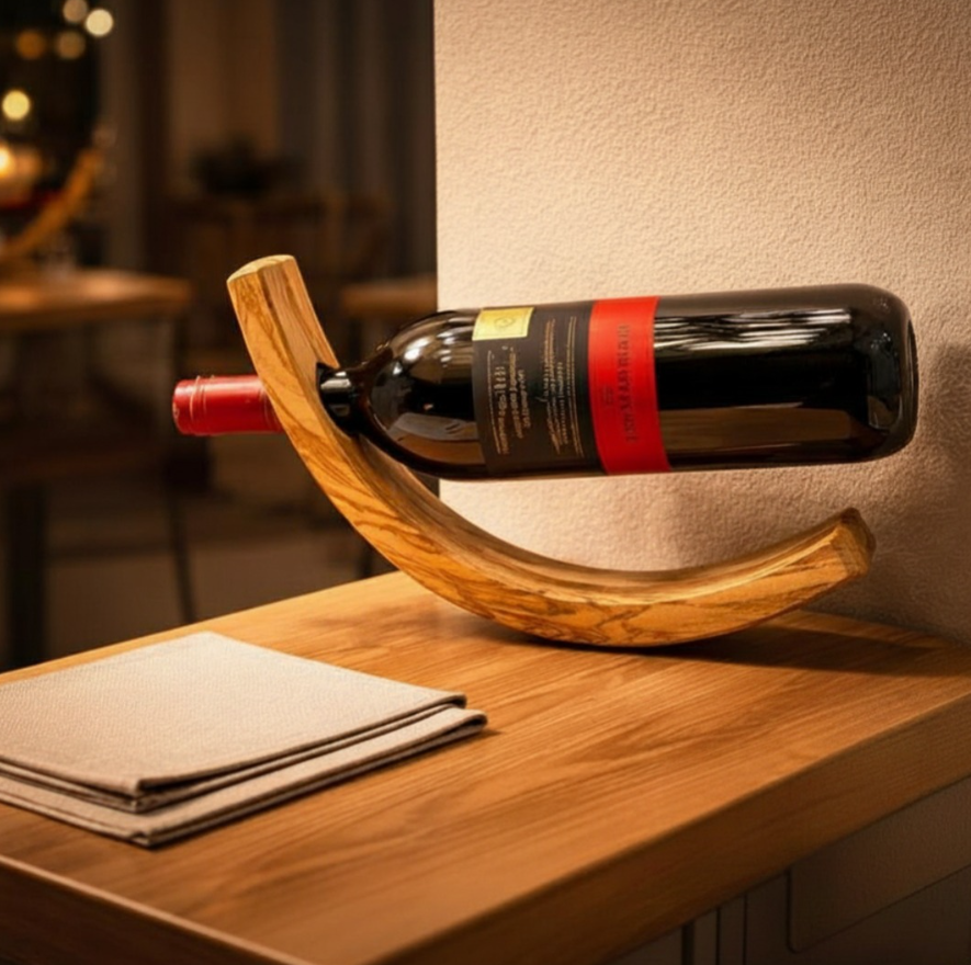 Stalak za vino od maslinovog drveta 4 Stalak za vino od maslinovog drveta