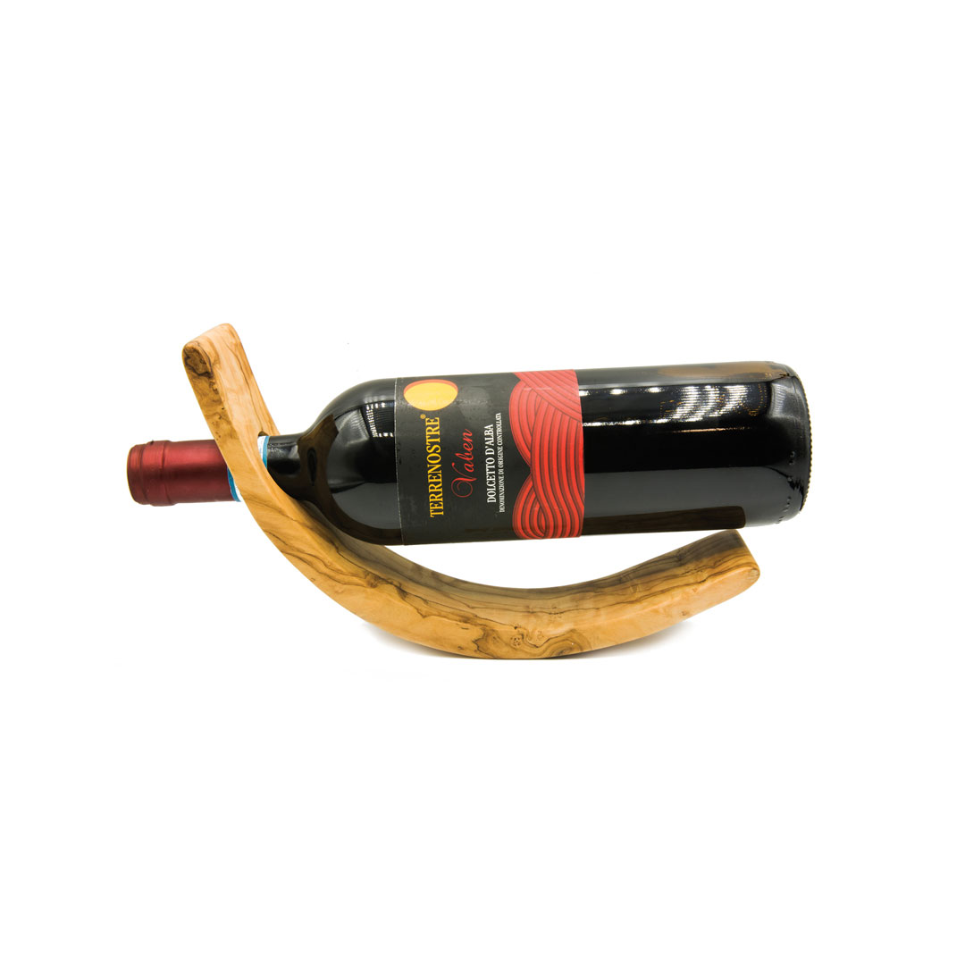 Stalak za vino od maslinovog drveta 1 Stalak za vino od maslinovog drveta