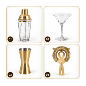 LED displej ruka za kola 10 Šejker set za Martini - Casanero